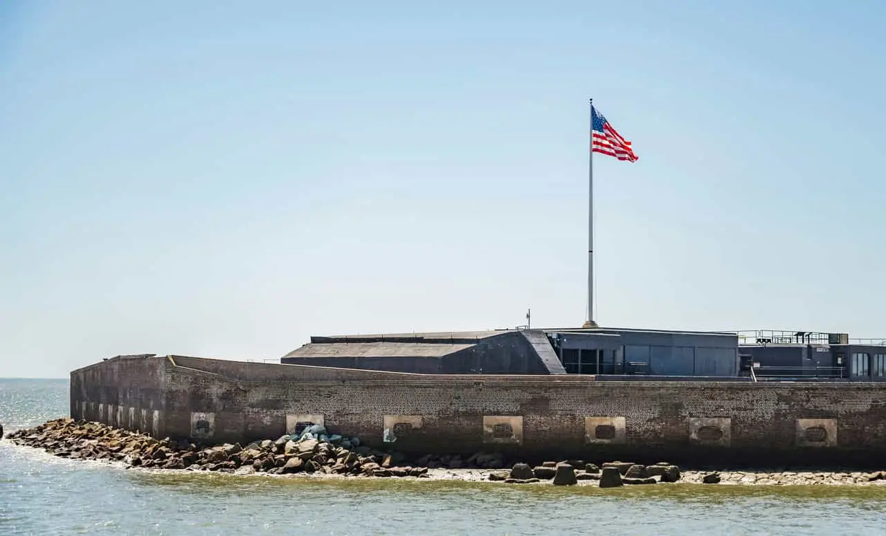 Sout Carolina's Fort Sumter Exterior