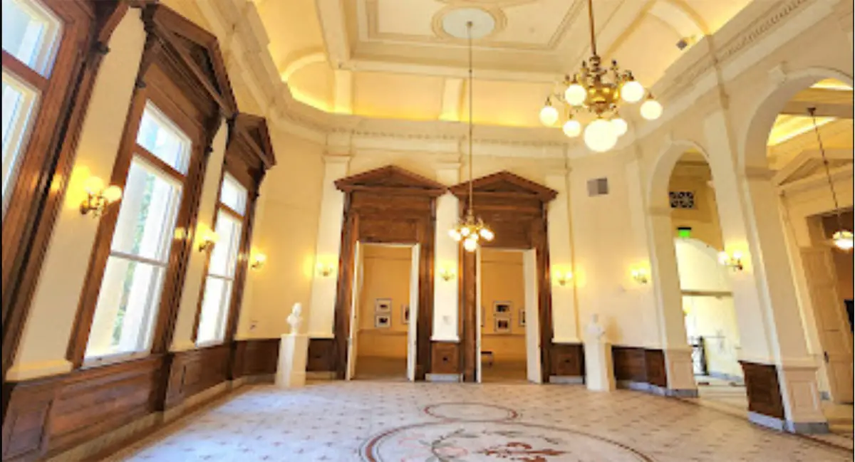 interior of gibbs art museum charleston south carolina