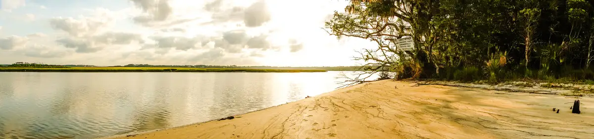 Seabrook Island water and sand