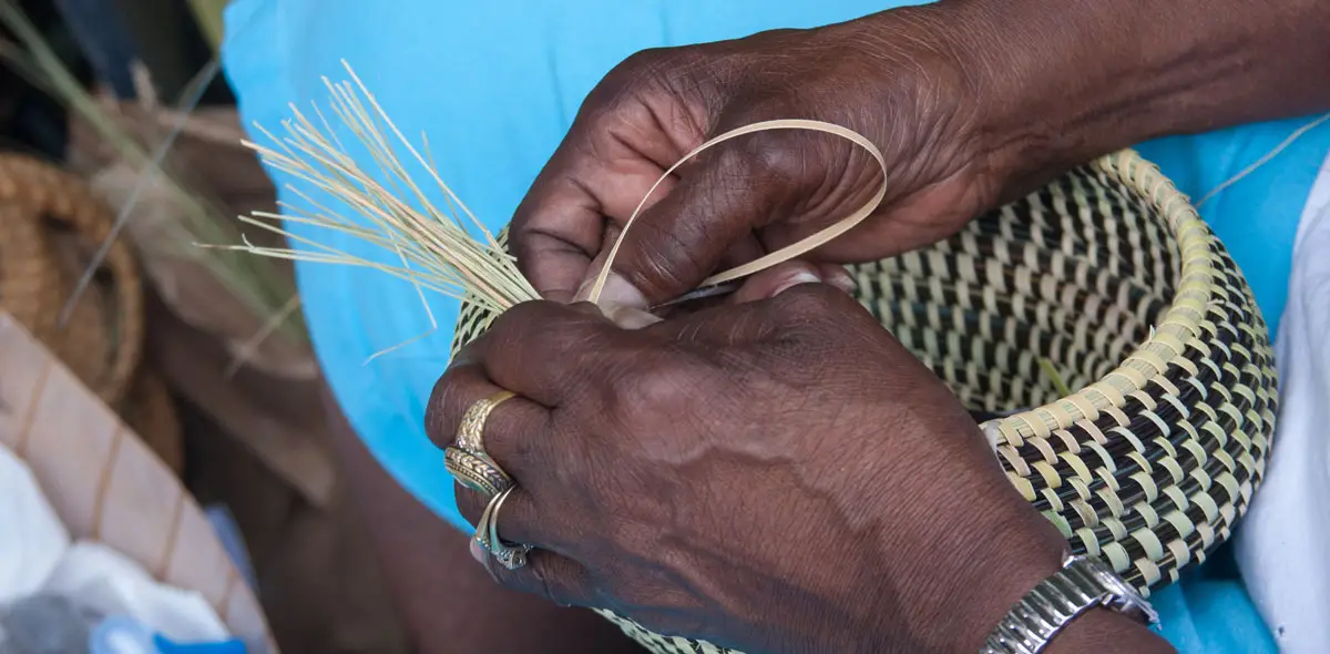 Gullah Basket Weaving