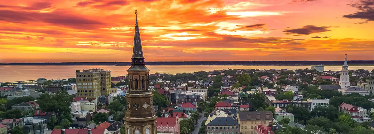 Steeples Above Charleston Skyline