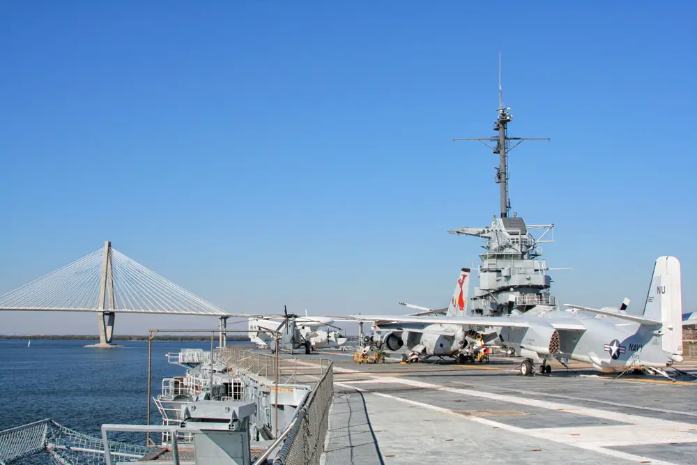 aircraft carrier tour in charleston sc