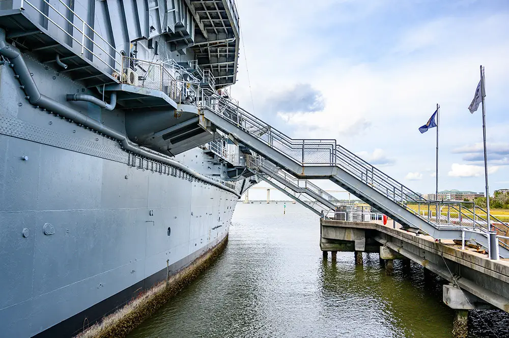 aircraft carrier tour in charleston sc