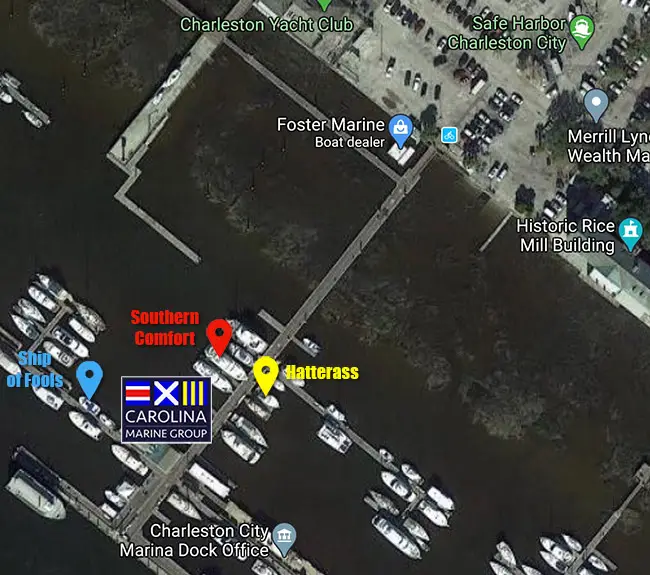 Charleston City Marina Location