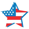 flag star icon