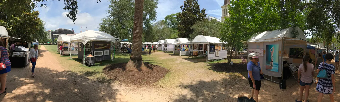 Piccolo Spoleto Outdoor Art Exhibit