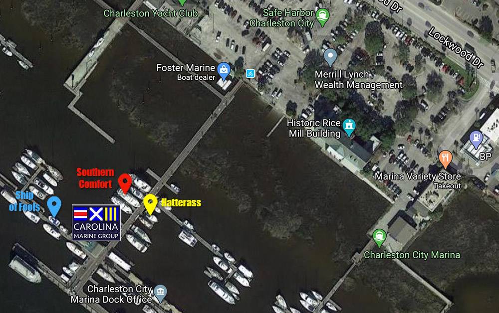 Charleston City Marina Location