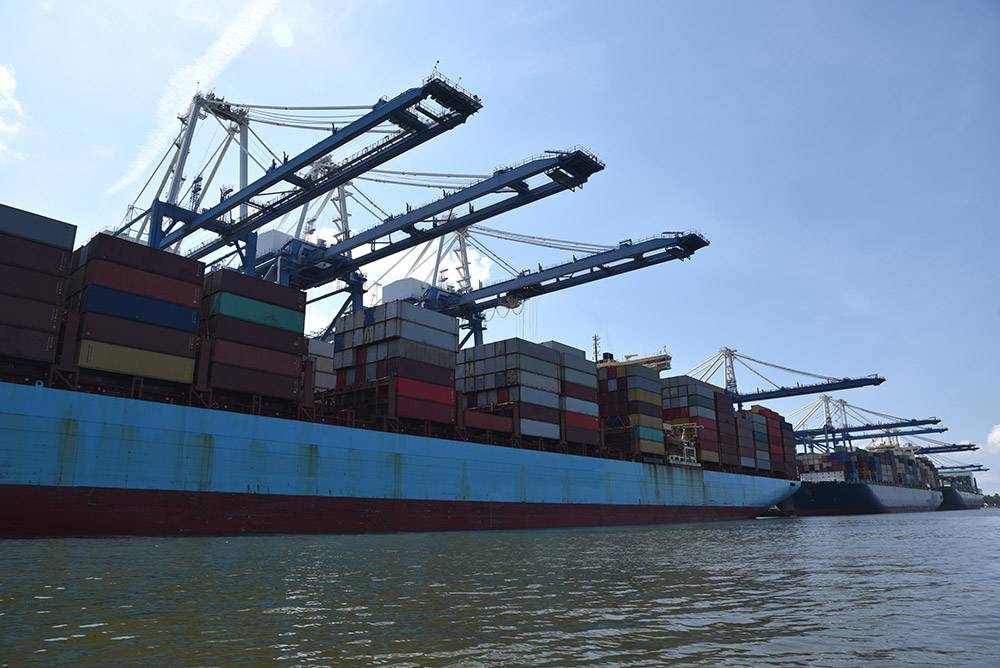 Container Ship Charleston South Carolina